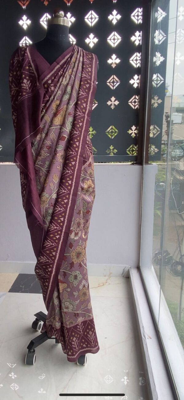 Russian Silk Saree - Image 2