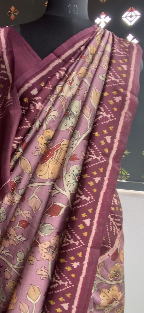 Russian Silk Saree - Image 3