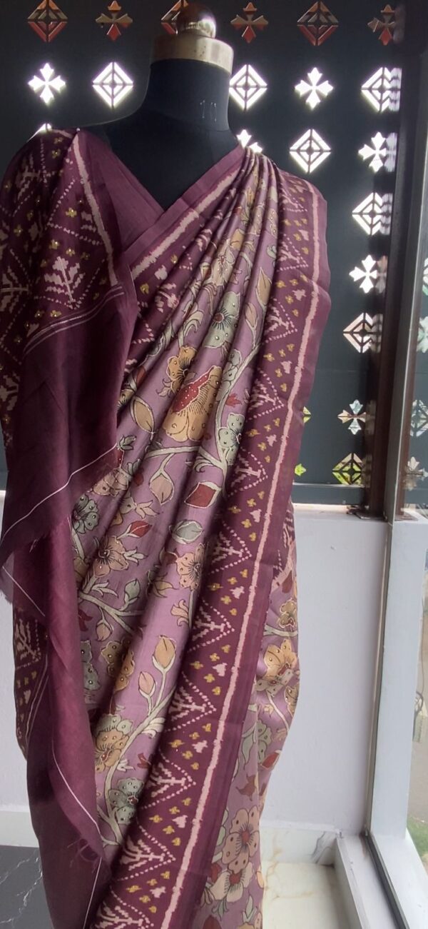Russian Silk Saree - Image 1