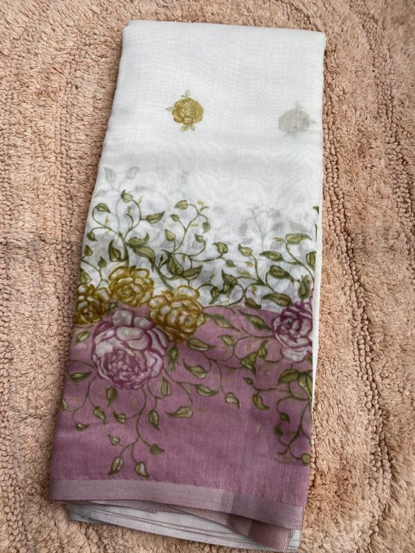 Chanderi Cotton Saree - Image 1
