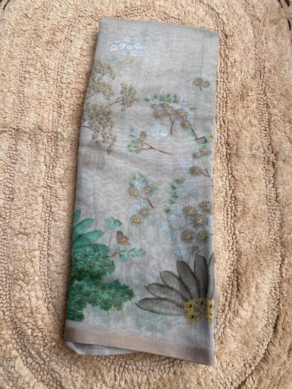 Chanderi Cotton Saree - Image 2