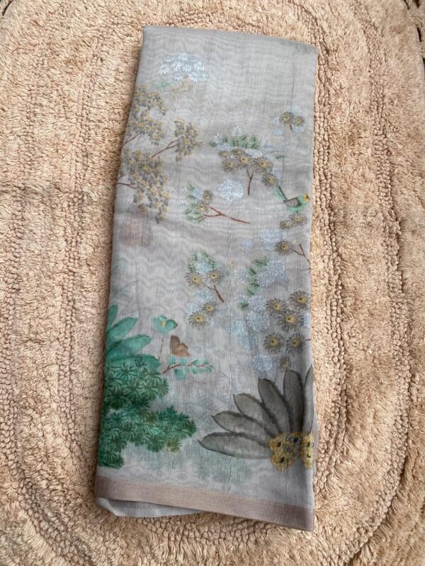 Chanderi Cotton Saree - Image 1