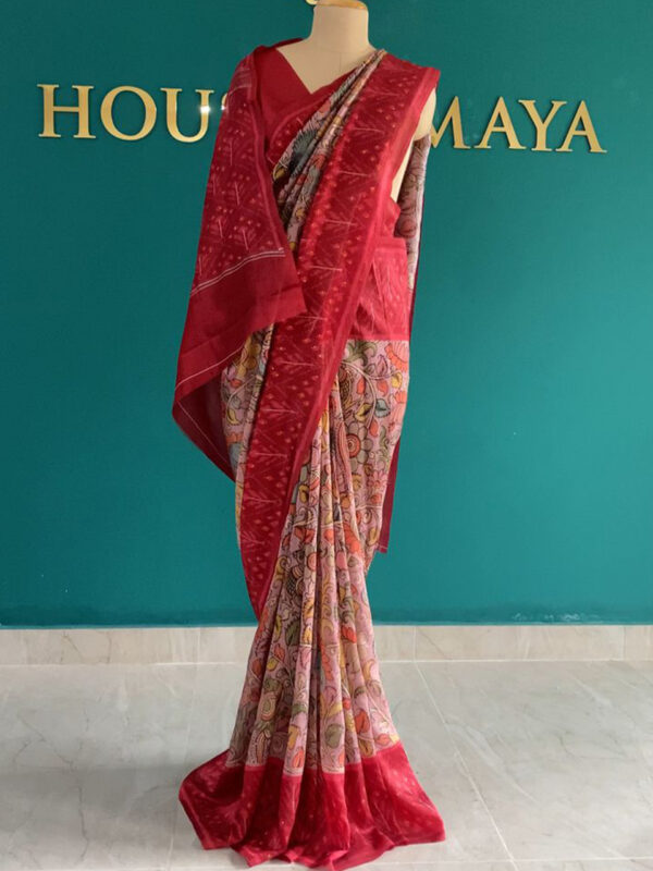 Russian Silk Saree - Image 2