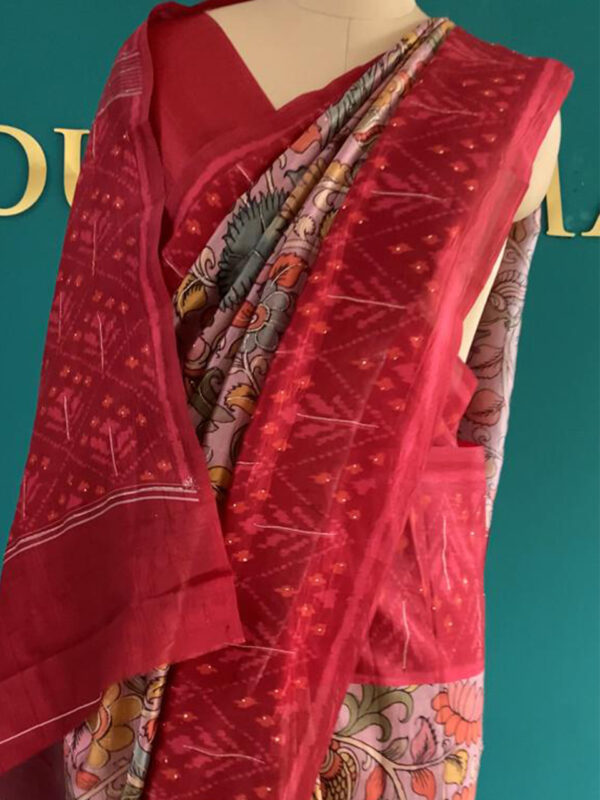 Russian Silk Saree - Image 3