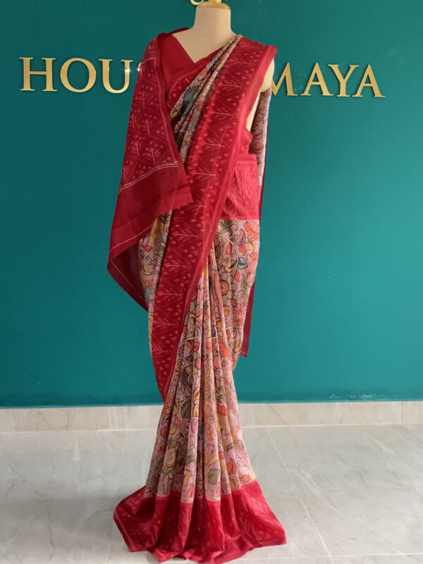 Russian Silk Saree - Image 1