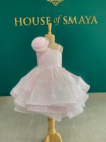 Blush Pink Sequin Party Dress for Girls