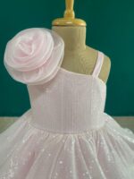 Blush Pink Sequin Party Dress for Girls - Image 3