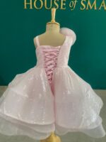 Blush Pink Sequin Party Dress for Girls - Image 4