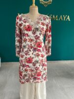 Floral Elegance Embroidered Kurta Set
