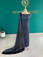 Blue Modal Top & Dupatta Set with Floral Print