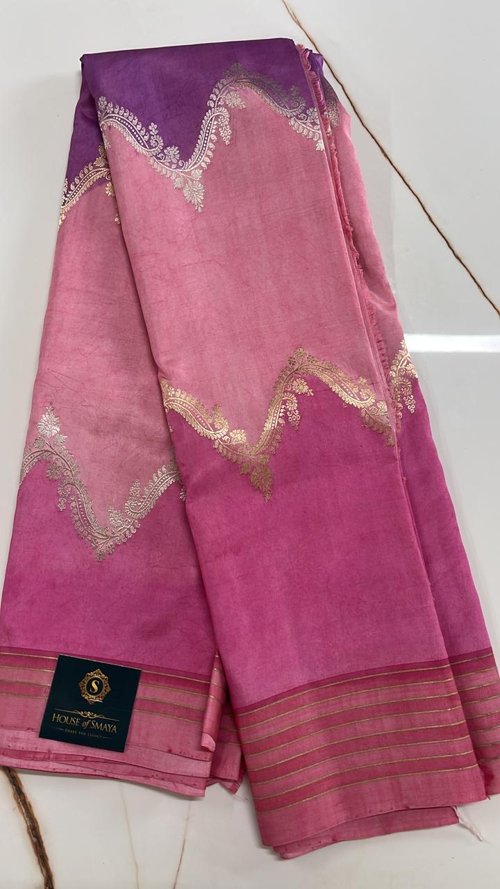 WhatsApp Image 2026-01-28 at 10.55.10 AM (2) Pure Raw Mango Silk Saree in Blush Pink with Gold Zari Wave Motifs - Image 1