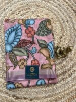 Pastel Viscose Kalamkari Saree with Elegant Floral Motifs